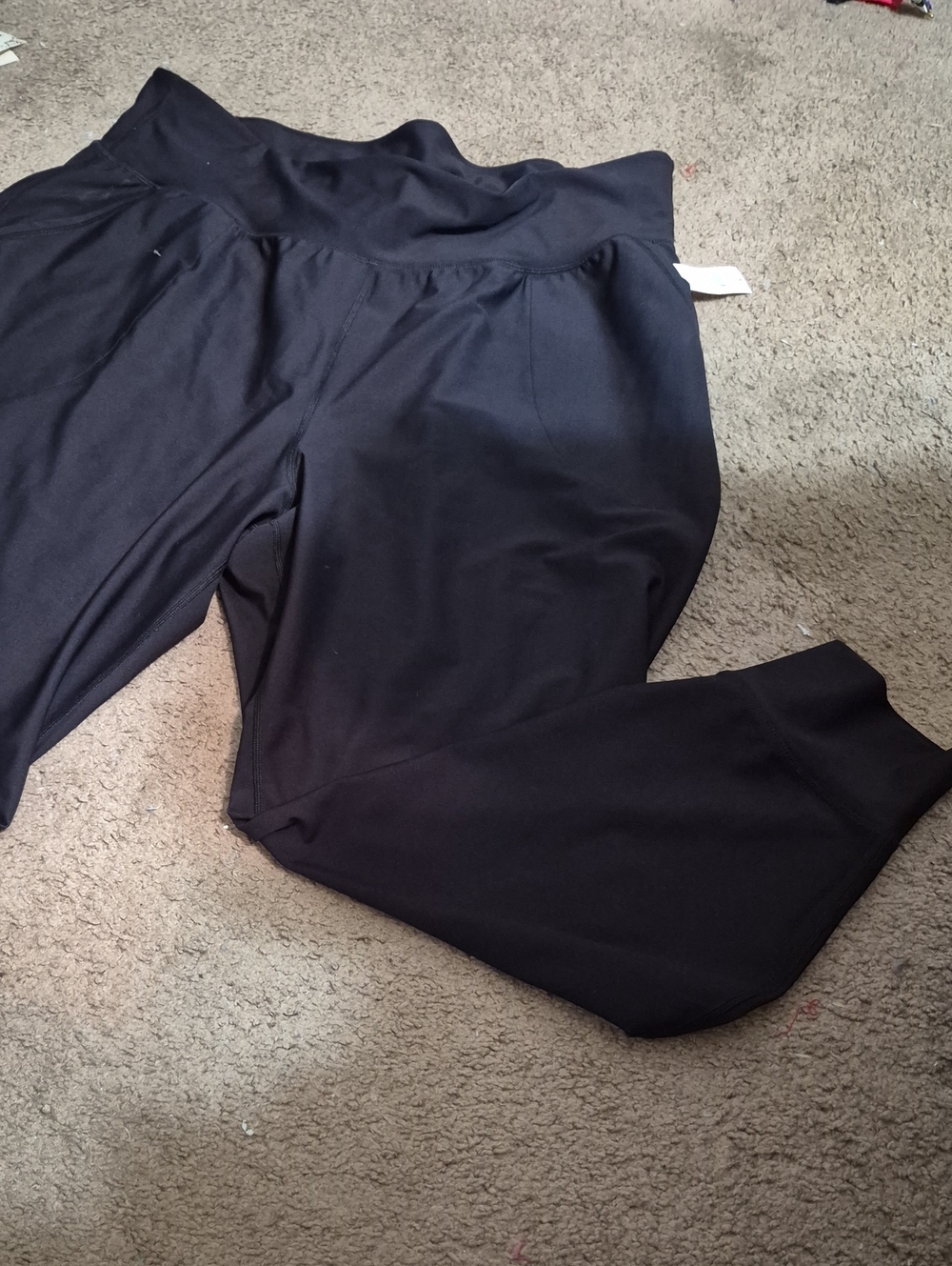 Old Navy Black Pull-On Stretch Joggers